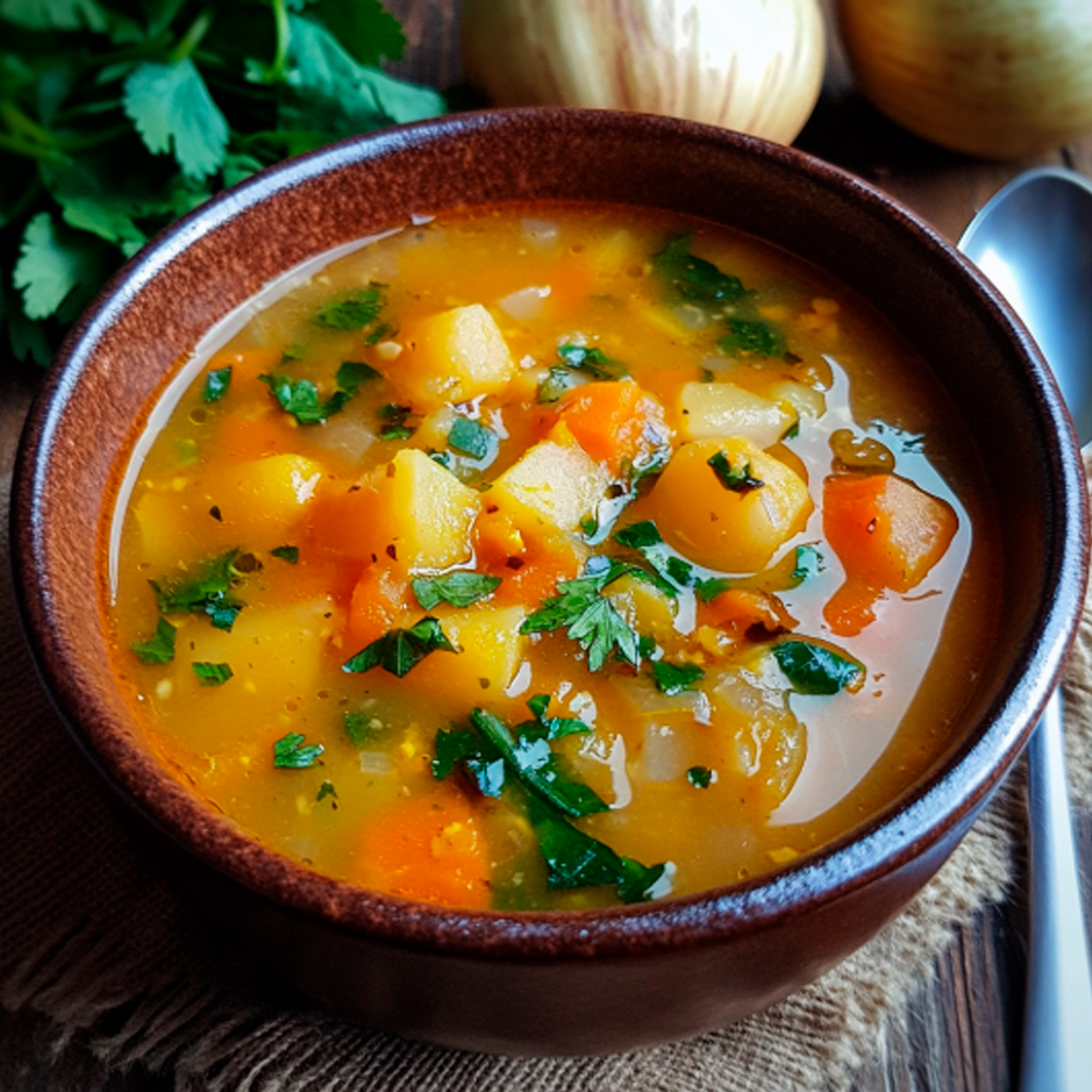 Receta de Caldo Vegetariano para Depurar la Piel Después de las Fiestas