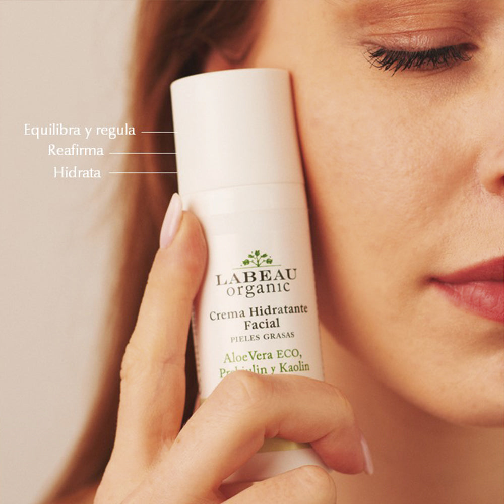 Crema hidratante facial para pieles grasas